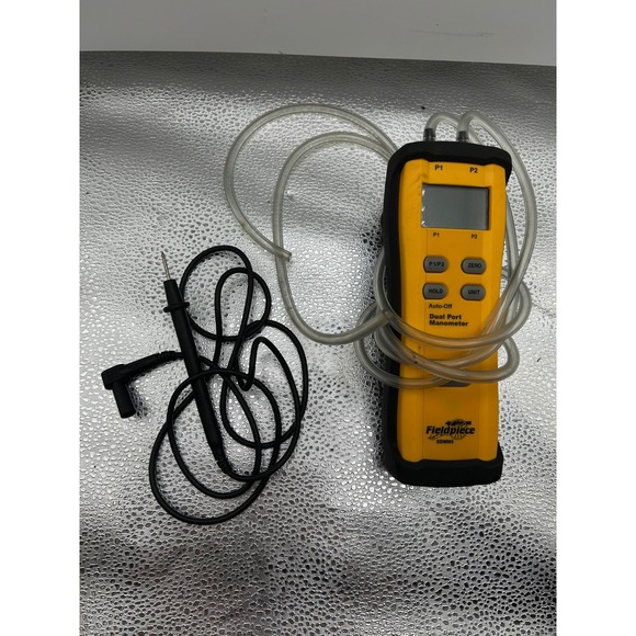 Fieldpiece SDMN5 Portable Rugged Dual Port Manometer Gas Pressure With Case - Picture 1 of 7